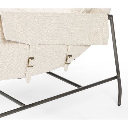 Taryn Chair by Four Hands. Made from top grain leather, iron, 100% polyester in a modern style.