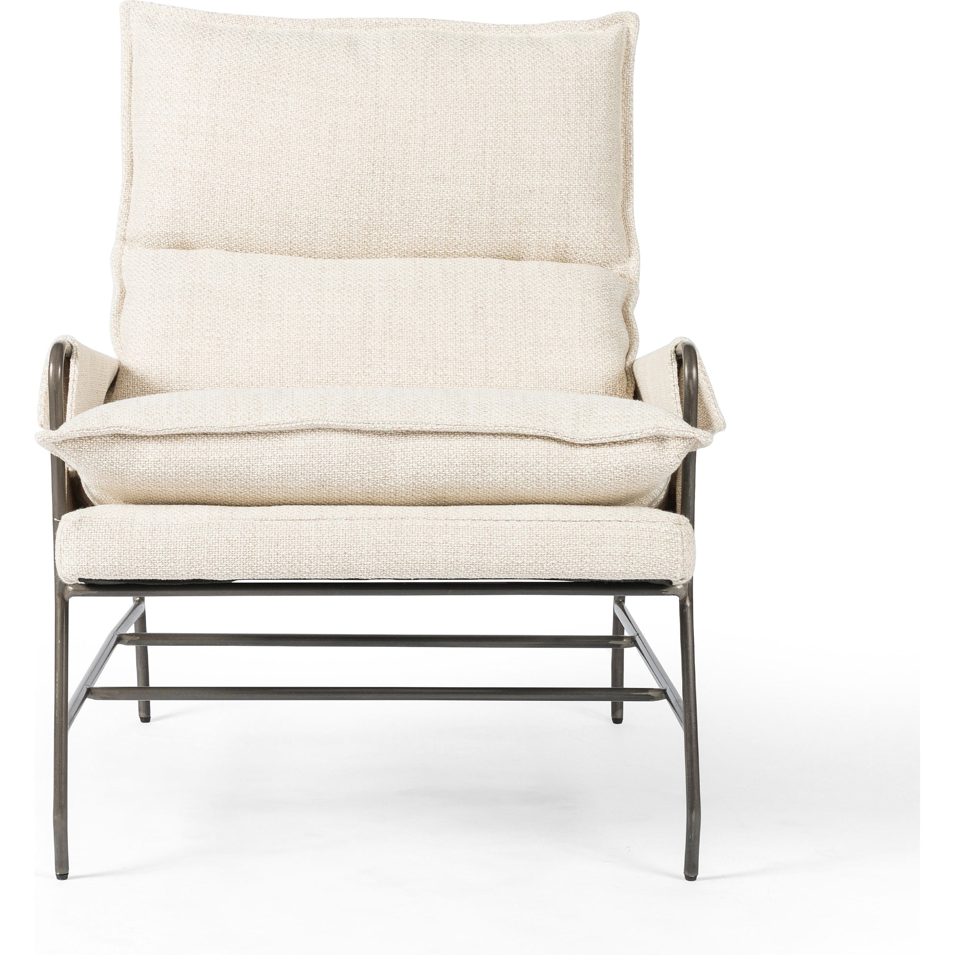 Taryn Chair by Four Hands. Made from top grain leather, iron, 100% polyester in a modern style.