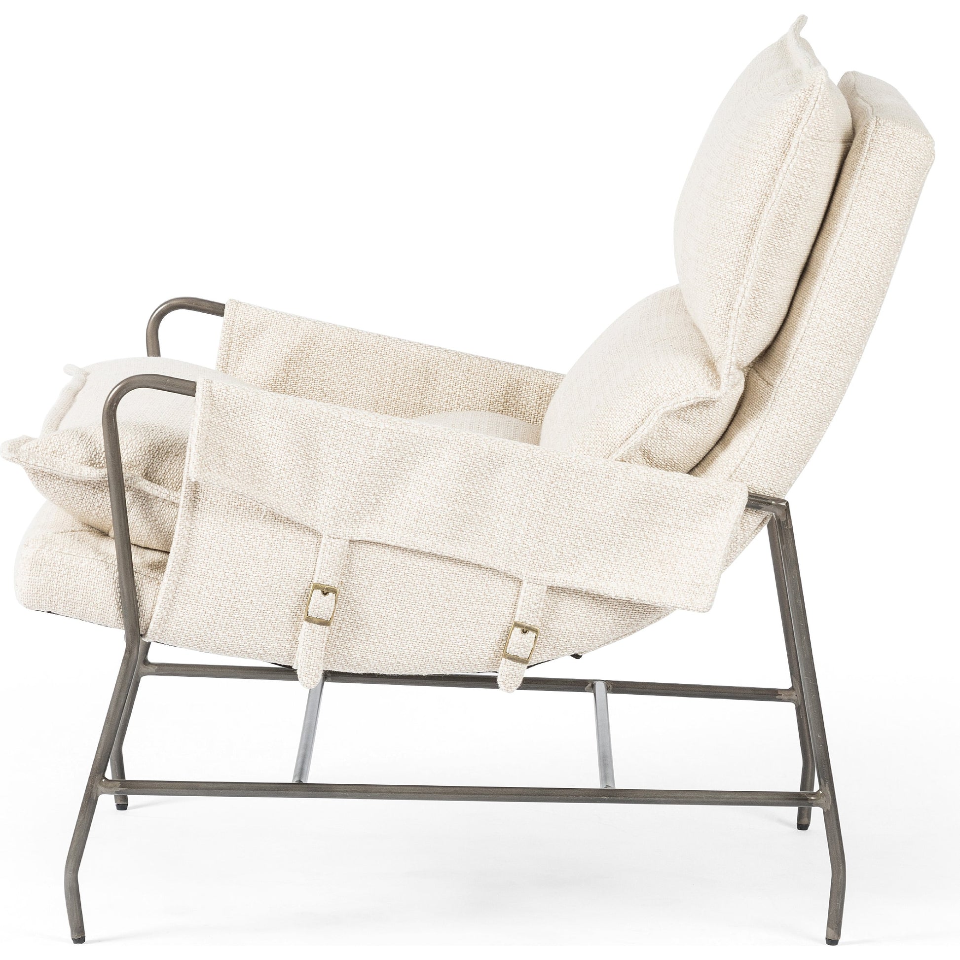 Taryn Chair by Four Hands. Made from top grain leather, iron, 100% polyester in a modern style.