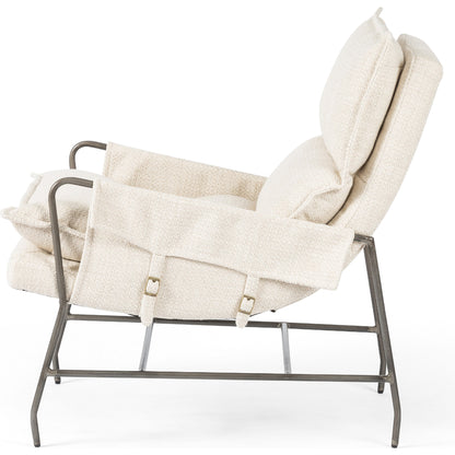 Taryn Chair by Four Hands. Made from top grain leather, iron, 100% polyester in a modern style.