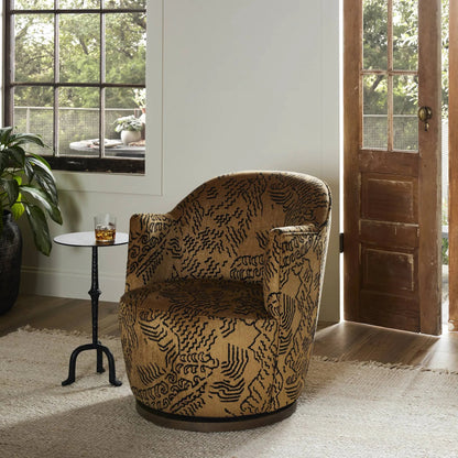 Aurora Swivel Chair by Four Hands. Made from unique in a modern style.