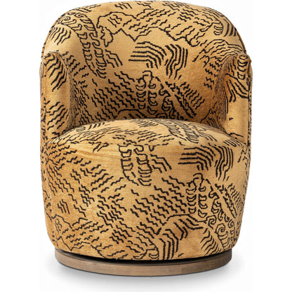 Aurora Swivel Chair by Four Hands. Made from unique in a modern style.