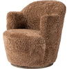 Amber Shearling, Distressed Natural