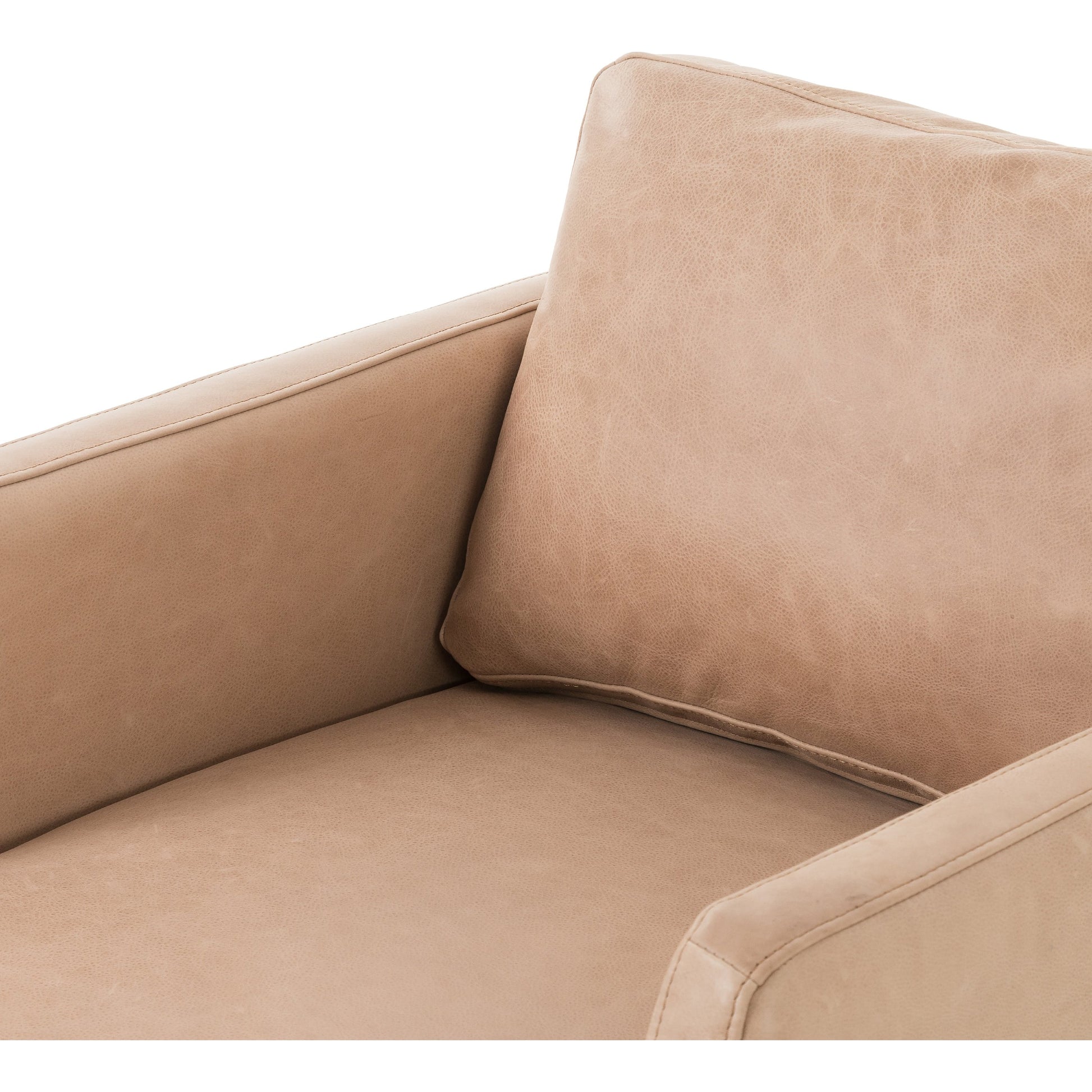 Diana Chair by Four Hands in sonoma butterscotch. Made from top grain leather, solid parawood, 100% polyester in a modern style.