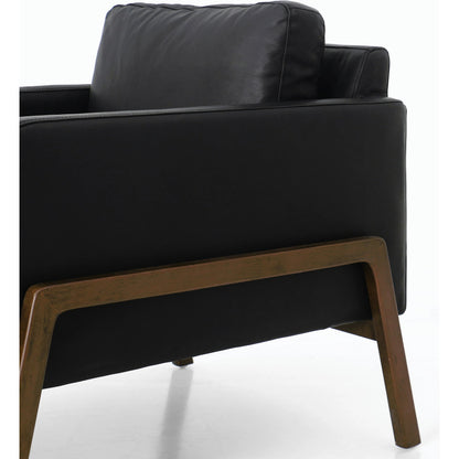 Diana Chair by Four Hands in sonoma butterscotch. Made from top grain leather, solid parawood, 100% polyester in a modern style.