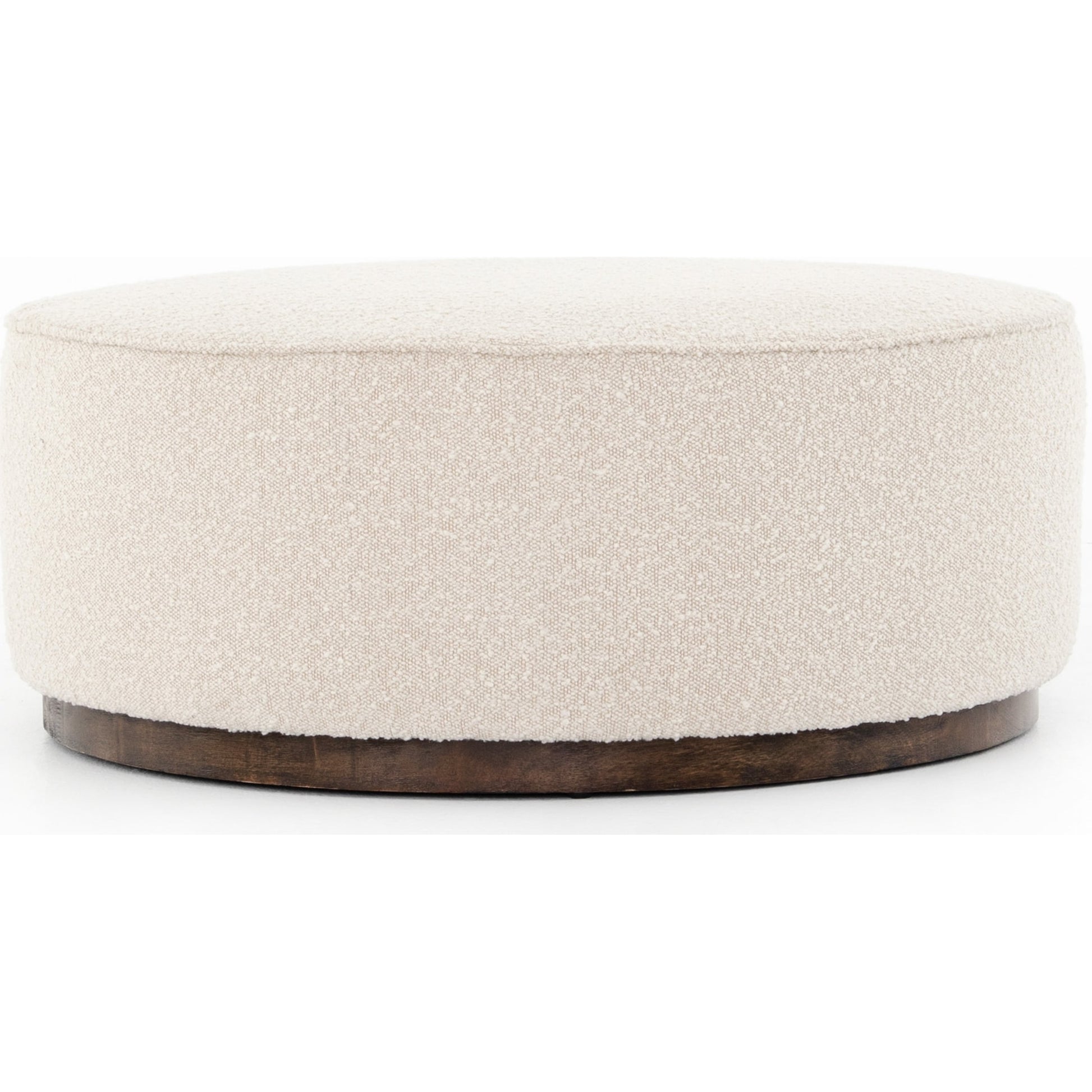 Sinclair Large Round Ottoman by Four Hands. Made from unique in a modern style.
