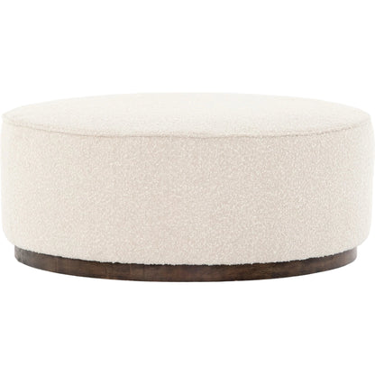 Sinclair Large Round Ottoman by Four Hands. Made from unique in a modern style.