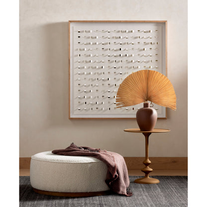 Sinclair Large Round Ottoman by Four Hands. Made from unique in a modern style.