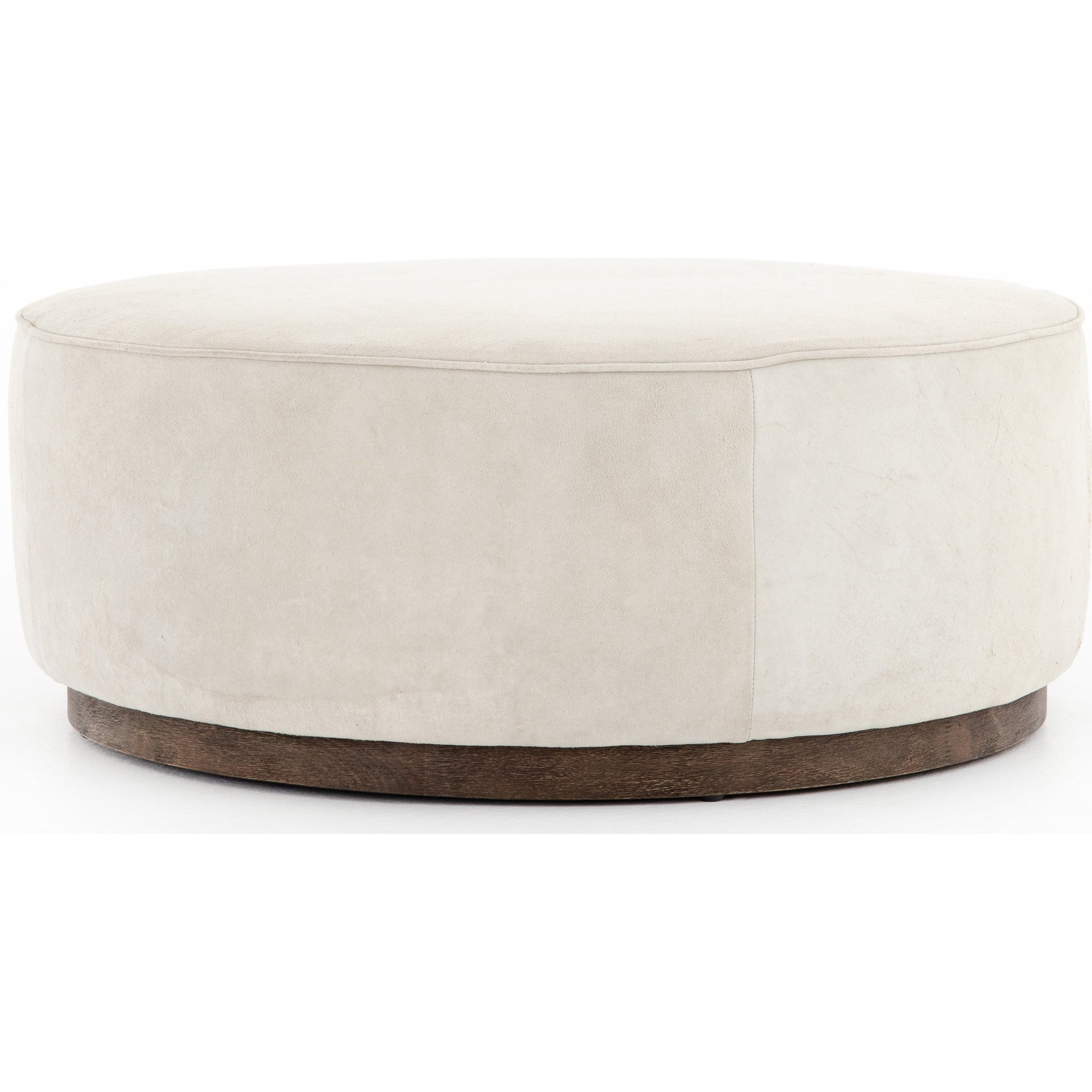 Sinclair Large Round Ottoman by Four Hands. Made from unique in a modern style.