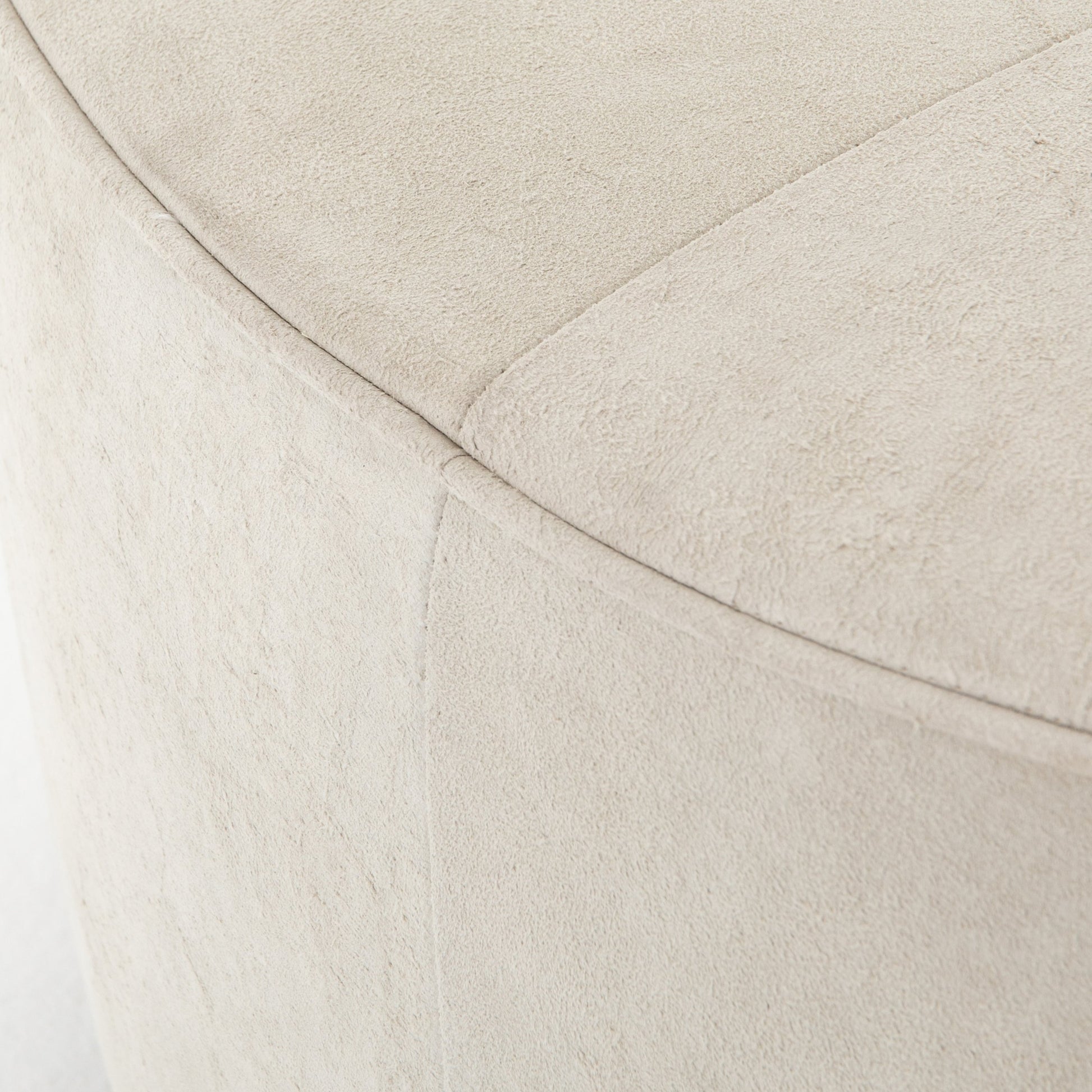 Sinclair Large Round Ottoman by Four Hands. Made from unique in a modern style.