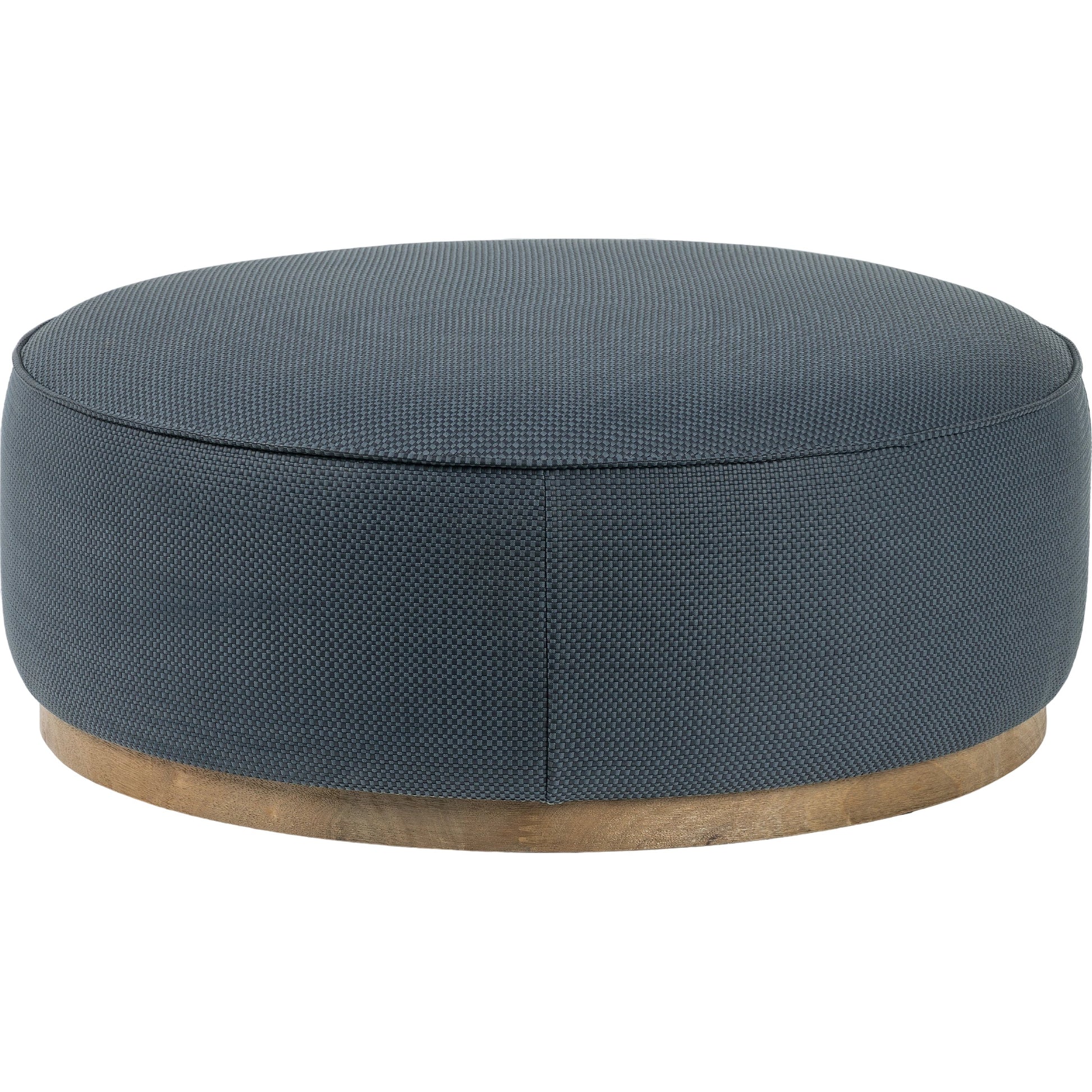 Sinclair Large Round Ottoman by Four Hands. Made from unique in a modern style.