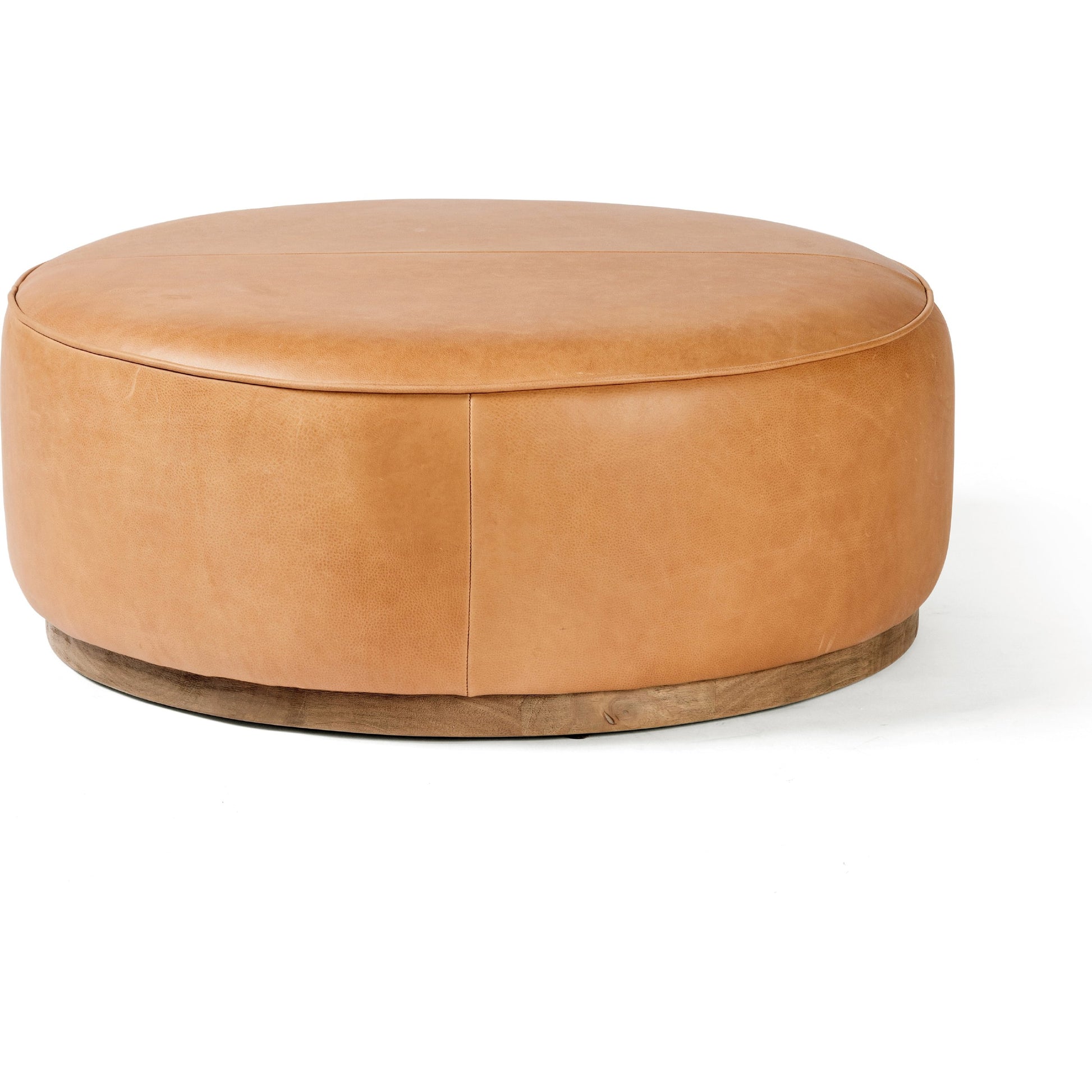 Sinclair Large Round Ottoman by Four Hands. Made from unique in a modern style.