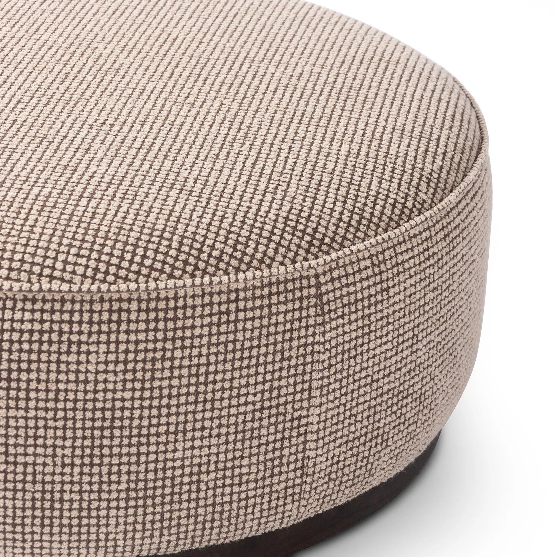 Sinclair Large Round Ottoman by Four Hands. Made from unique in a modern style.