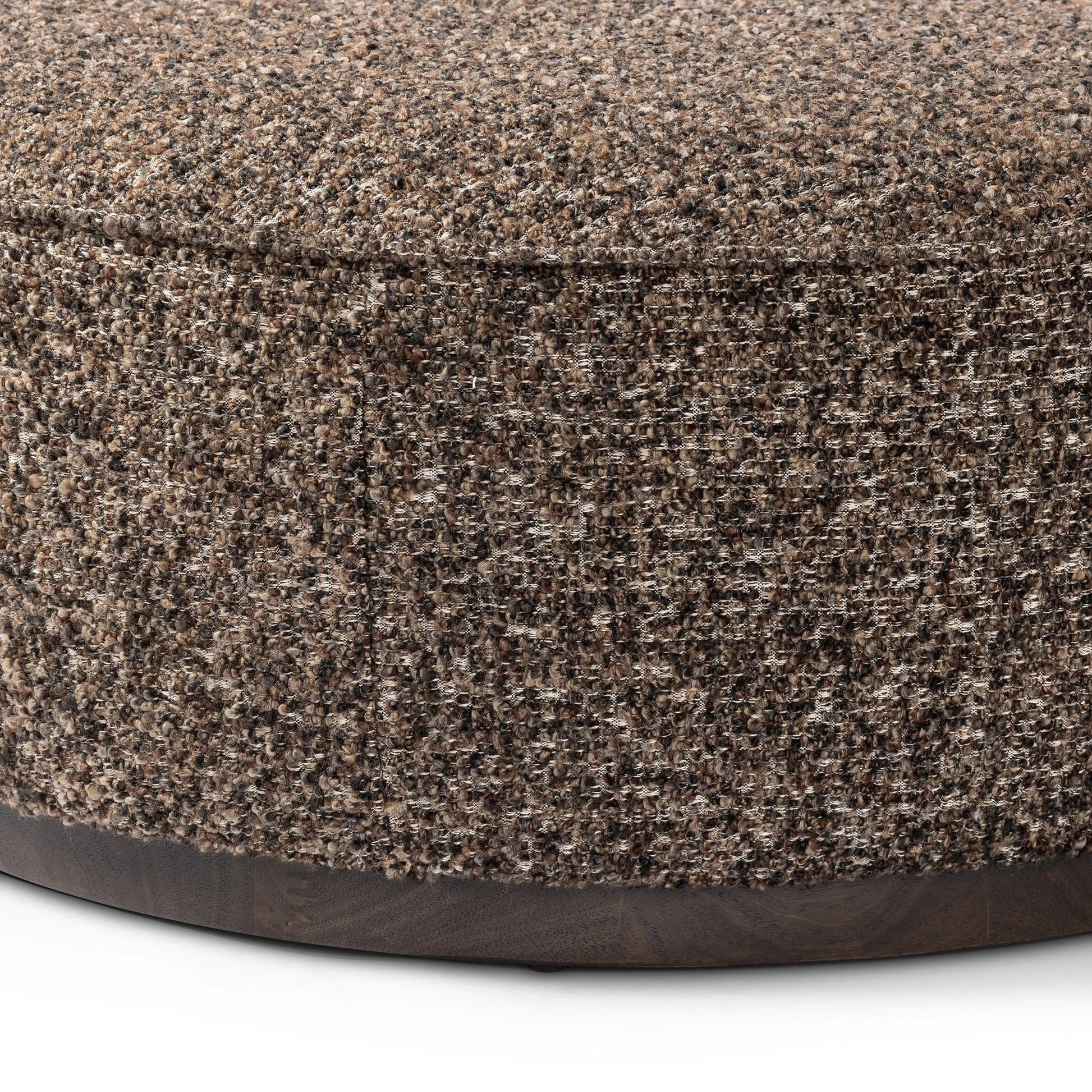 Sinclair Large Round Ottoman by Four Hands. Made from unique in a modern style.