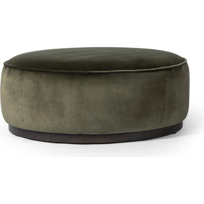 Sinclair Large Round Ottoman by Four Hands. Made from unique in a modern style.