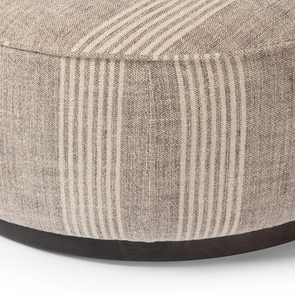 Sinclair Large Round Ottoman by Four Hands. Made from unique in a modern style.