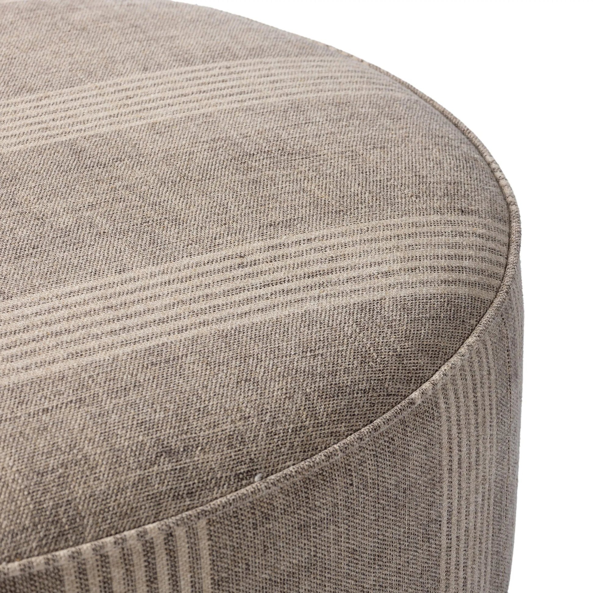 Sinclair Large Round Ottoman by Four Hands. Made from unique in a modern style.