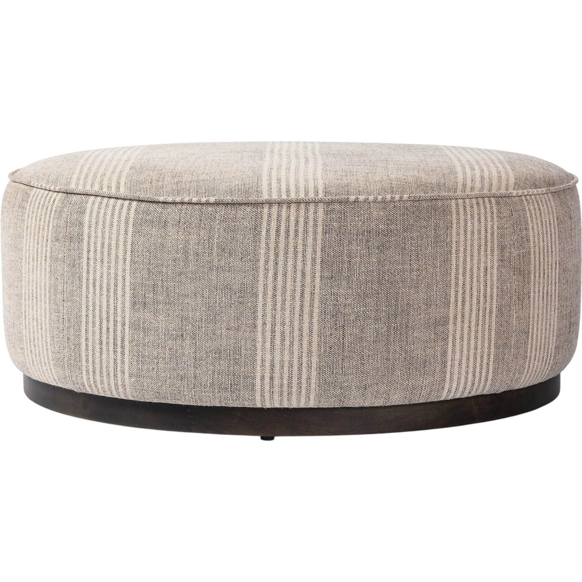 Sinclair Large Round Ottoman by Four Hands. Made from unique in a modern style.