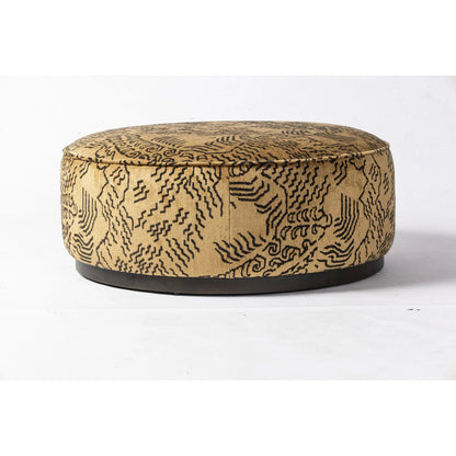 Sinclair Large Round Ottoman by Four Hands. Made from unique in a modern style.