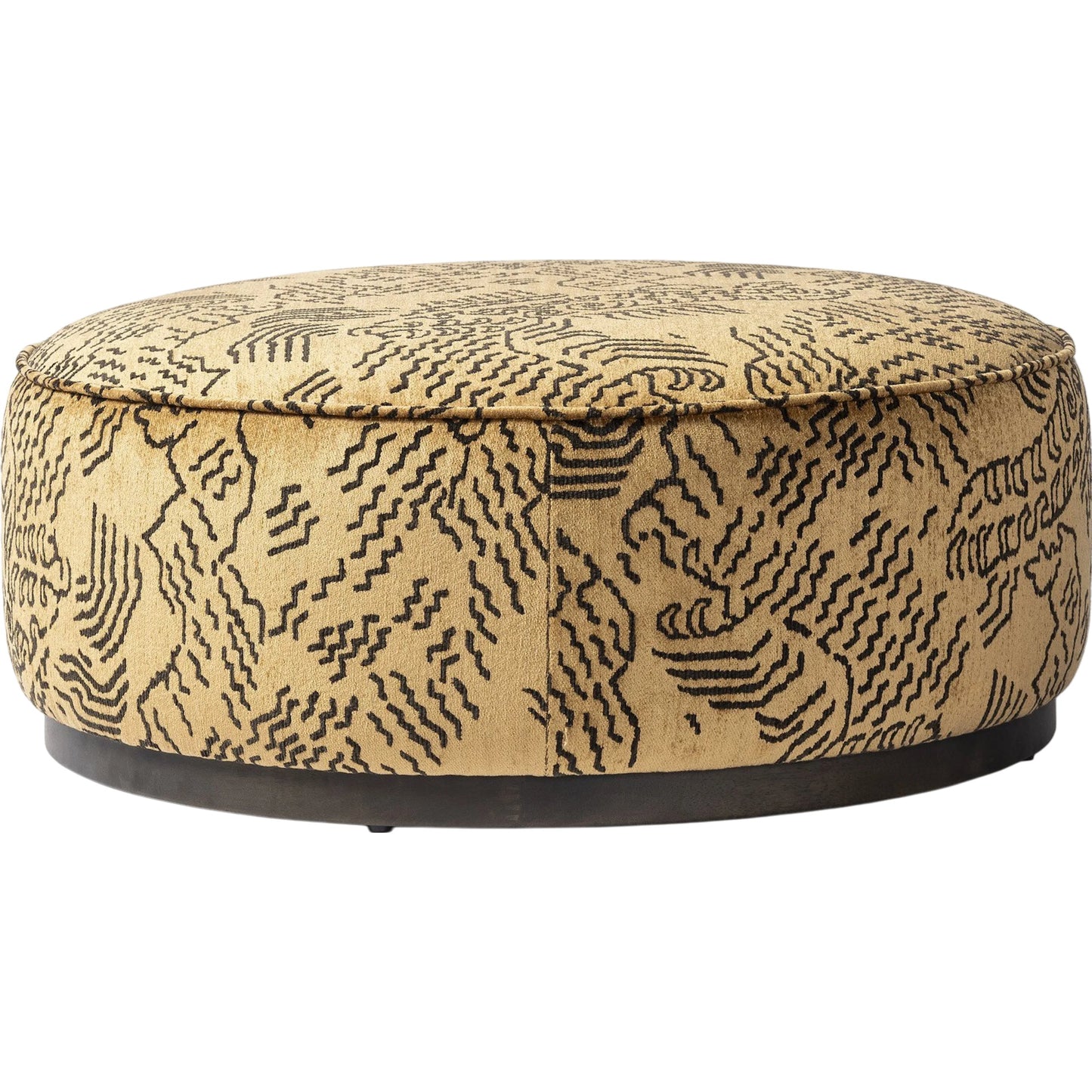 042 SI-2257024 | Additional Silo | Sinclair Large Round Ottoman by Four Hands. Made from unique in a modern style.