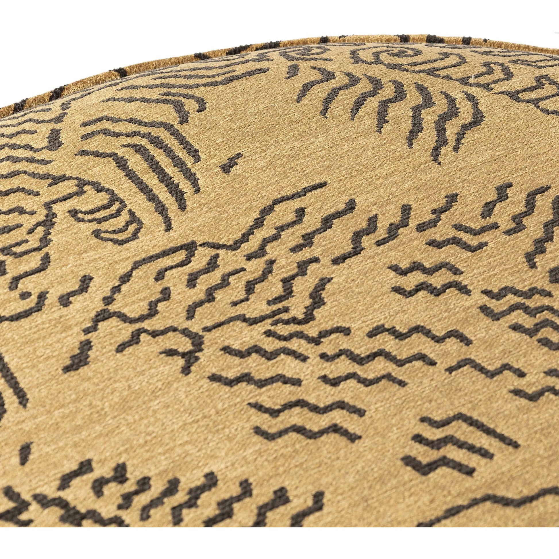 Sinclair Large Round Ottoman by Four Hands. Made from unique in a modern style.