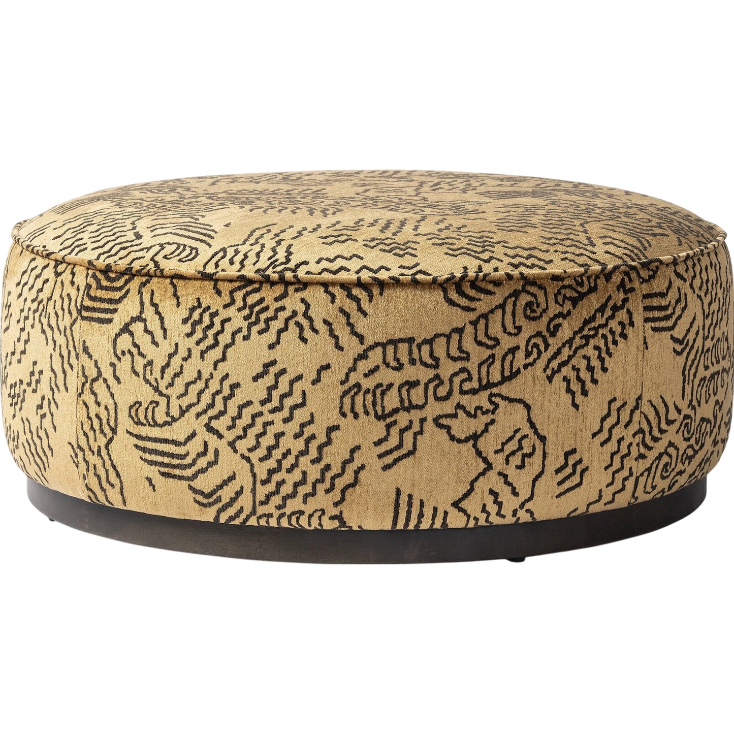 008 SI-2257024 | Primary Silo | Sinclair Large Round Ottoman by Four Hands. Made from unique in a modern style.