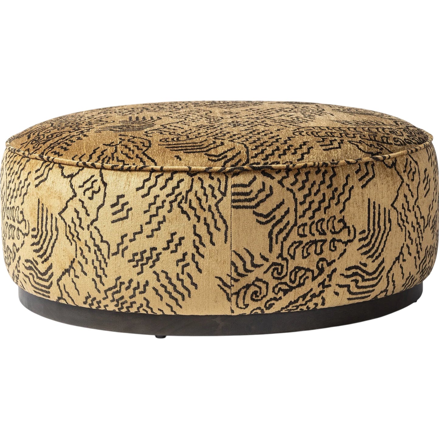 043 SI-2257024 | Additional Silo | Sinclair Large Round Ottoman by Four Hands. Made from unique in a modern style.