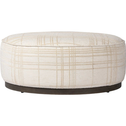 Sinclair Large Round Ottoman by Four Hands. Made from unique in a modern style.