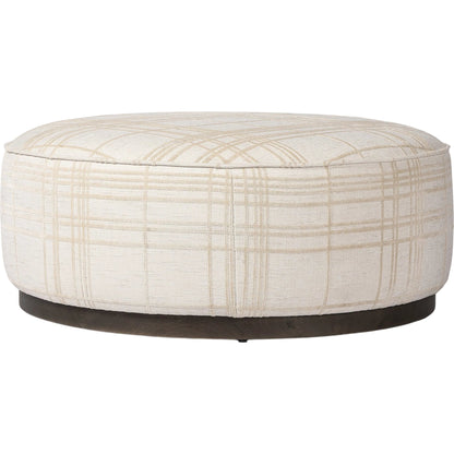 Sinclair Large Round Ottoman by Four Hands. Made from unique in a modern style.