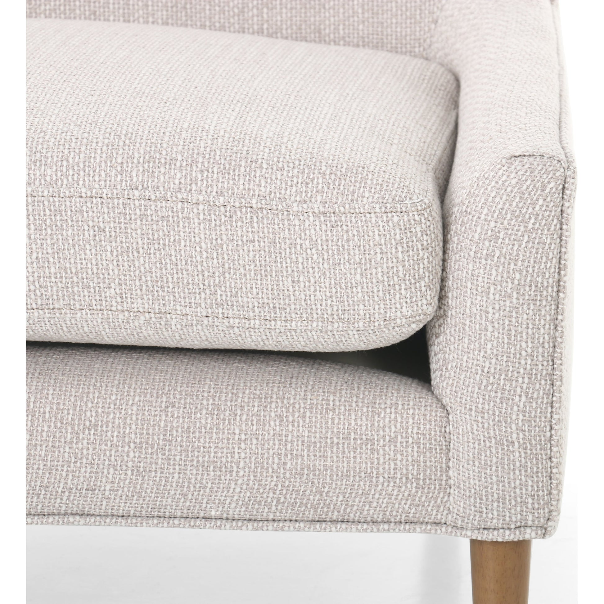 Marlow Wing Chair by Four Hands. Made from top grain leather, solid parawood, 100% polyester in a modern style.
