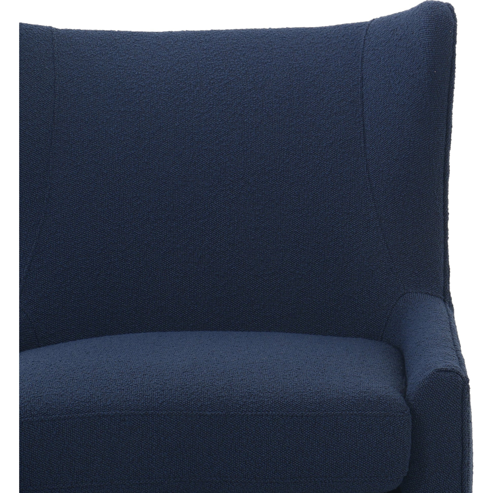 Marlow Wing Chair by Four Hands. Made from top grain leather, solid parawood, 100% polyester in a modern style.