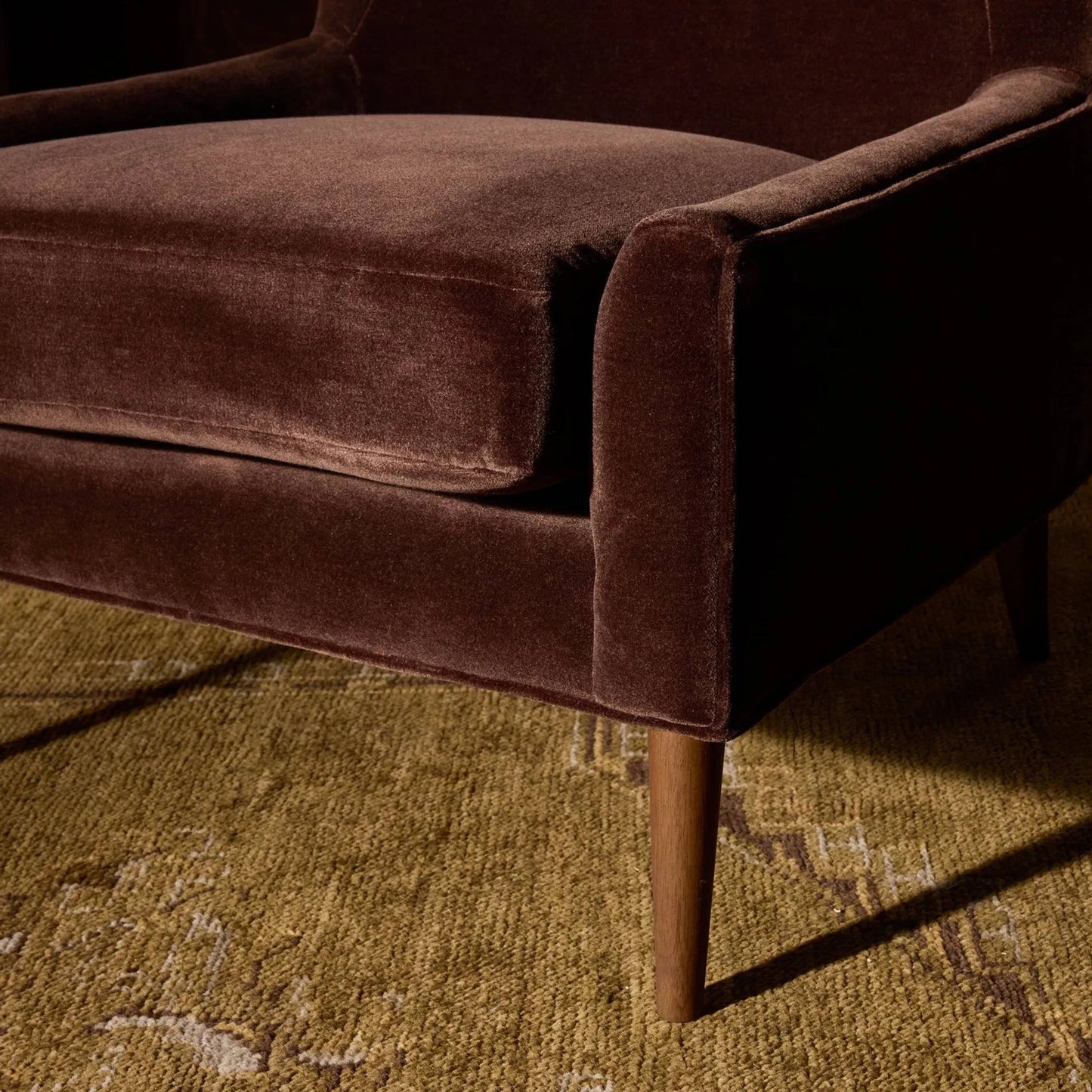 084 SI-2535223 | Closeup | Marlow Wing Chair by Four Hands. Made from unique in a modern style.