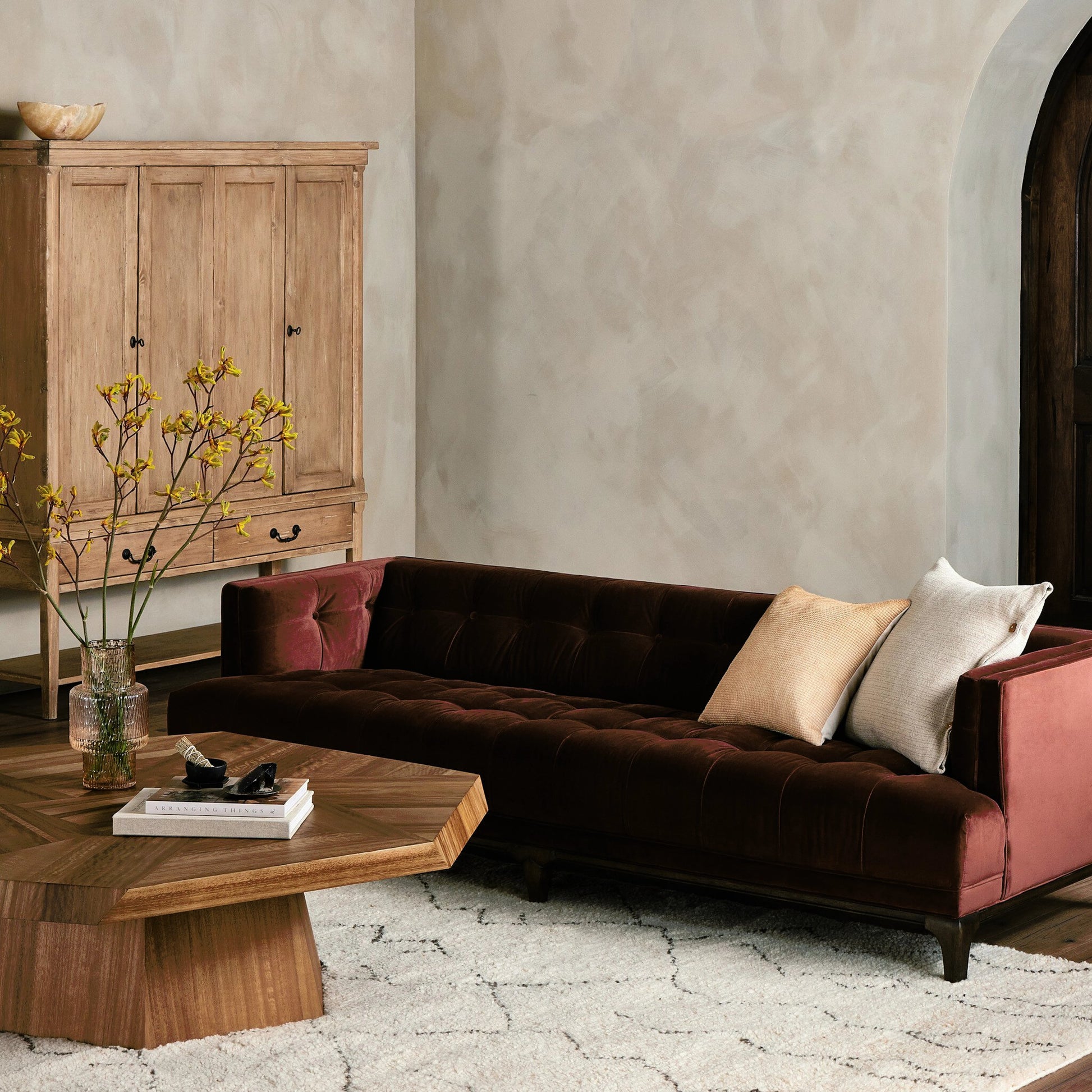 Dylan Sofa by Four Hands. Made from unique in a cottage & farmhouse style.