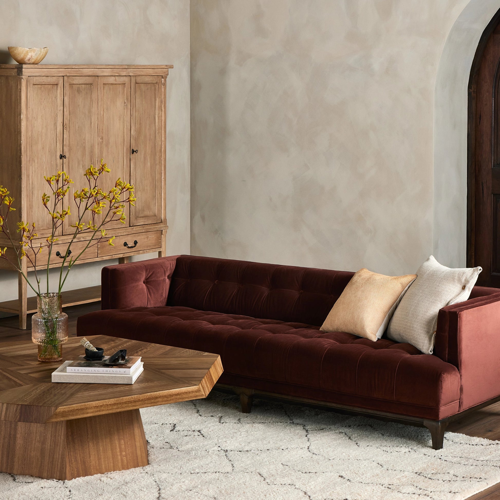 Dylan Sofa by Four Hands. Made from unique in a cottage & farmhouse style.