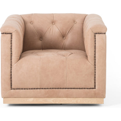 Maxx Swivel Chair by Four Hands. Made from unique in a modern style.