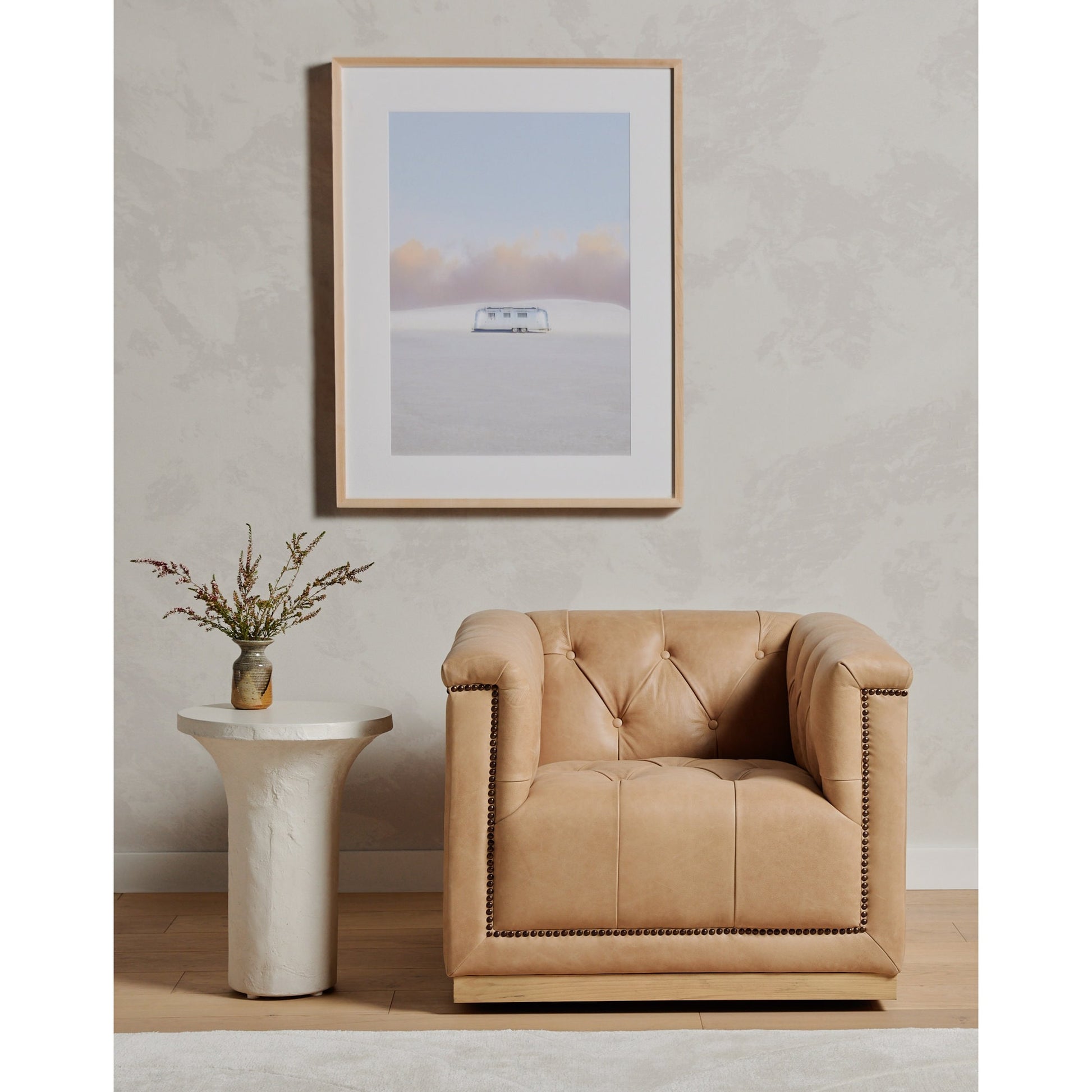 Maxx Swivel Chair by Four Hands. Made from unique in a modern style.