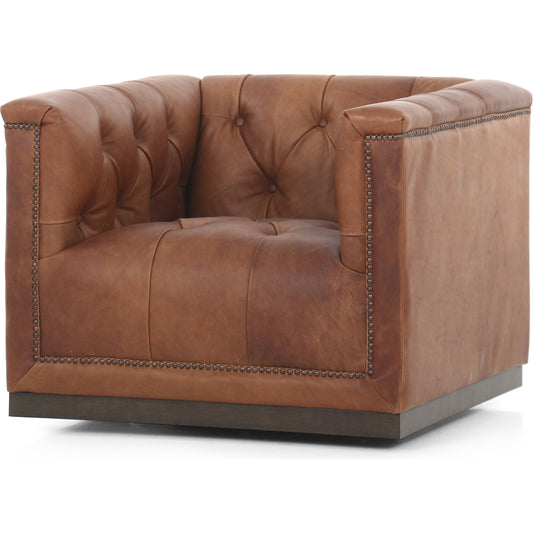 Maxx Swivel Chair by Four Hands. Made from unique in a modern style.