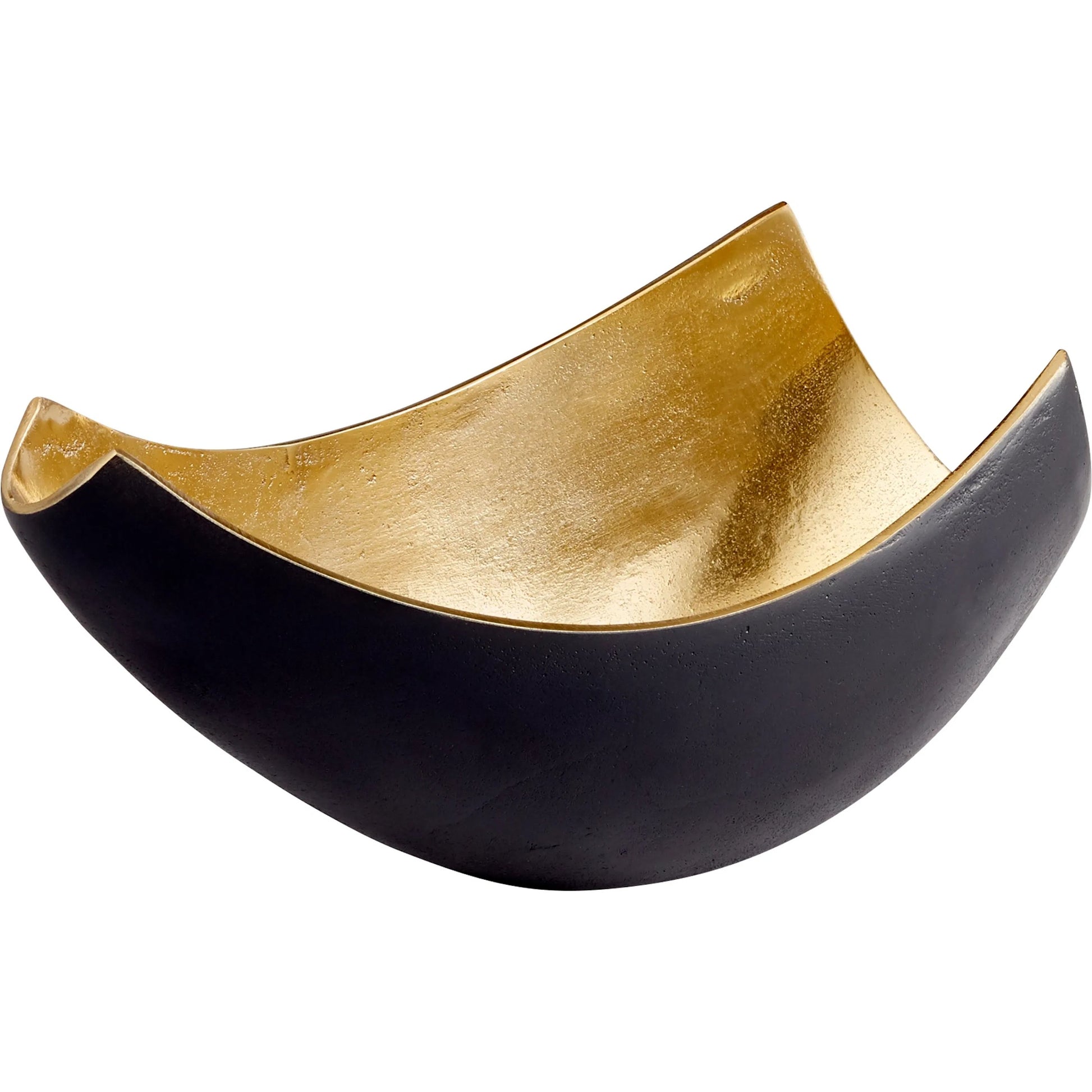 Boema Tray by Cyan Design in matte black, gold. Made from aluminum in a eclectic & global style.