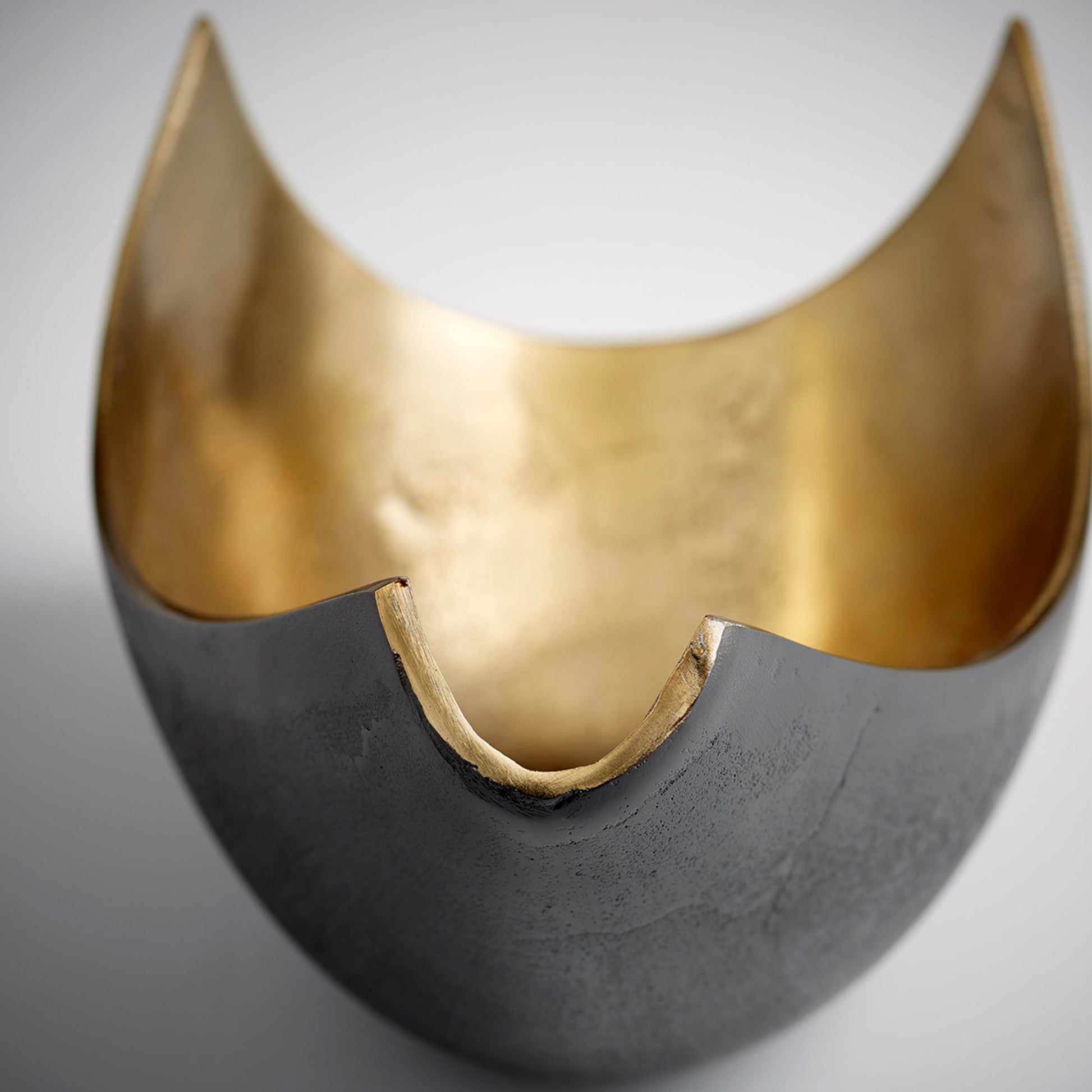 Boema Tray by Cyan Design in matte black, gold. Made from aluminum in a eclectic & global style.