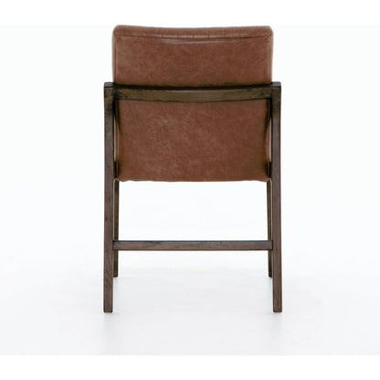 Alice Dining Chair by Four Hands. Made from top grain leather, solid beech in a modern style.