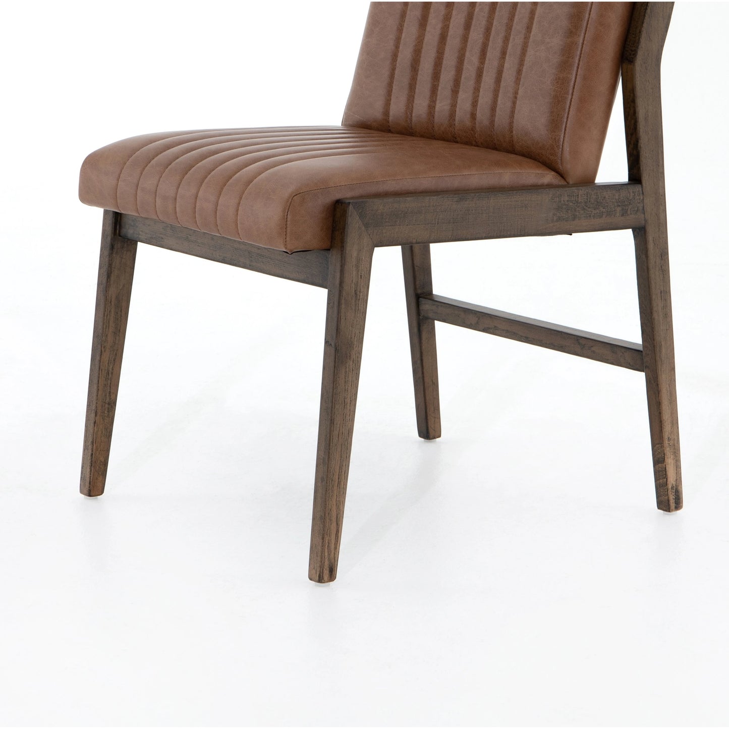 035 SI-1714141 | Closeup | Alice Dining Chair by Four Hands. Made from top grain leather, solid beech in a modern style.