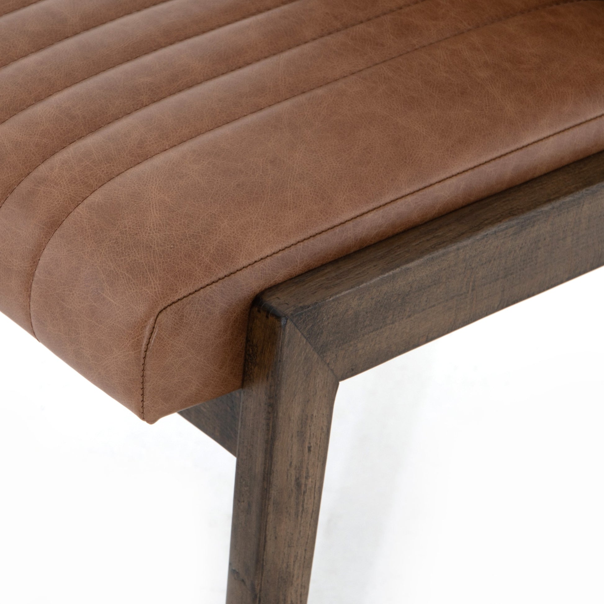 Alice Dining Chair by Four Hands. Made from top grain leather, solid beech in a modern style.