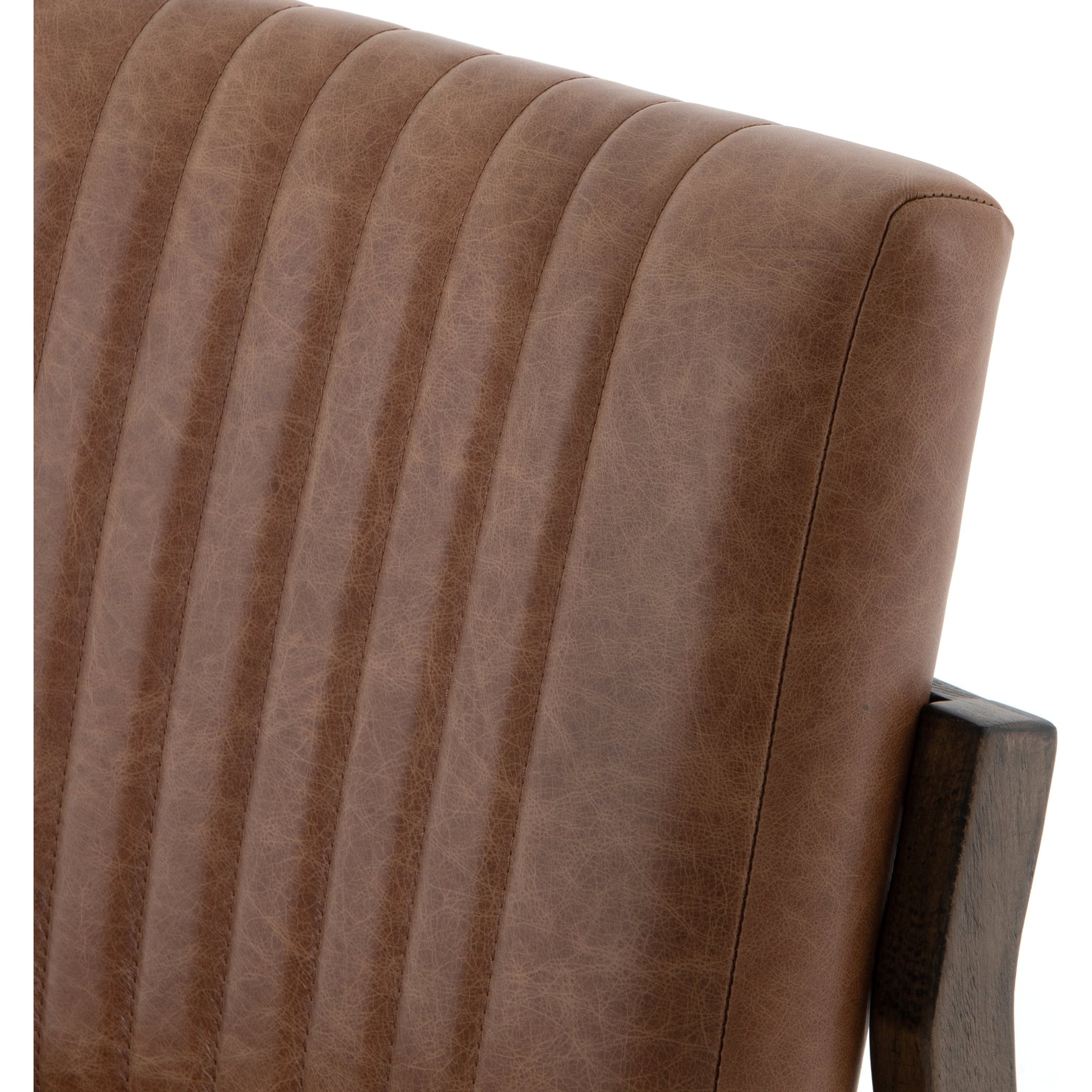 Alice Dining Chair by Four Hands. Made from top grain leather, solid beech in a modern style.