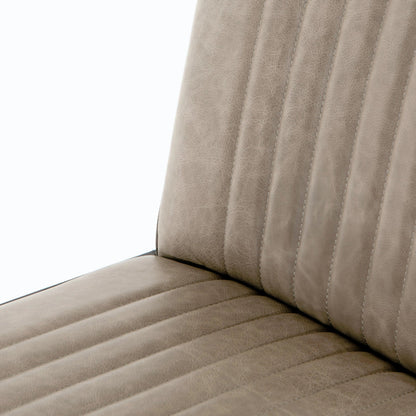 Alice Dining Chair by Four Hands. Made from top grain leather, solid beech in a modern style.