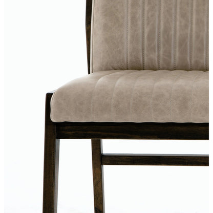 Alice Dining Chair by Four Hands. Made from top grain leather, solid beech in a modern style.