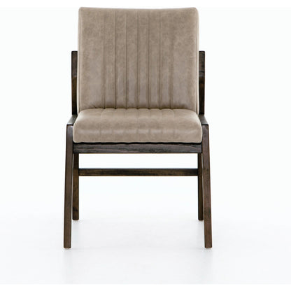 Alice Dining Chair by Four Hands. Made from top grain leather, solid beech in a modern style.