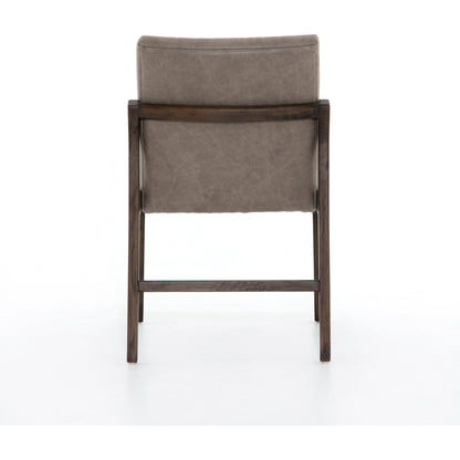 Alice Dining Chair by Four Hands. Made from top grain leather, solid beech in a modern style.