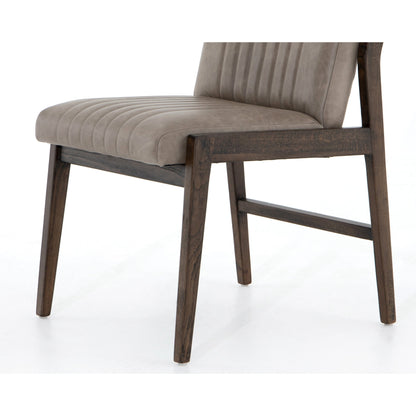 Alice Dining Chair by Four Hands. Made from top grain leather, solid beech in a modern style.