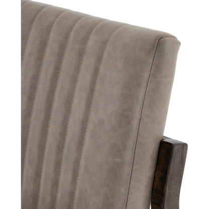 Alice Dining Chair by Four Hands. Made from top grain leather, solid beech in a modern style.