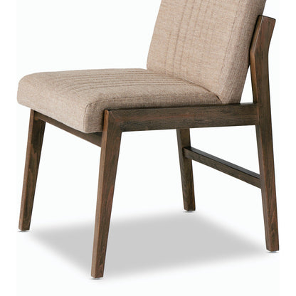Alice Dining Chair by Four Hands. Made from top grain leather, solid beech in a modern style.